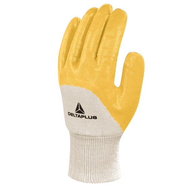 Guanti da lavoro pesante NI015 - nitrile leggero - taglia 09 - giallo - Deltaplus - Image 2