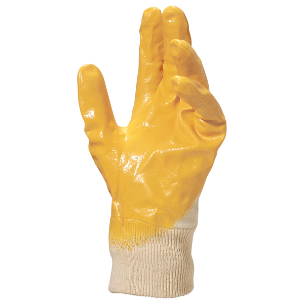 Guanti da lavoro pesante NI015 - nitrile leggero - taglia 09 - giallo - Deltaplus - Image 3