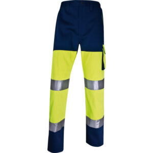 Pantalone alta visibilitA' PHPA2 - sargia/poliestere/cotone - taglia XL - giallo fluo - Deltaplus