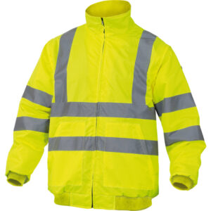 Giubbotto alta visibilitA' Reno HV - poliestere/poliuretano - taglia XL - giallo fluo - Deltaplus
