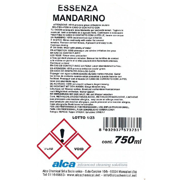 Profumatore - essenza mandarino - 750 ml - Alca - Image 2