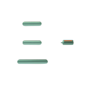 Pulsanti Volume+Mute+Power On/Off per iPhone 11 Verdi