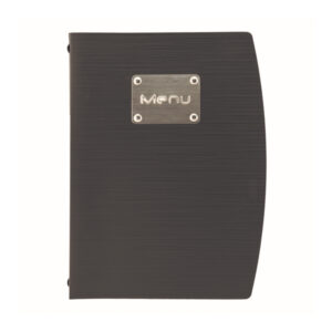 PortamenU' Rio - 1 inserto doppio - A5 - 18 x 23,5 cm - nero - Securit