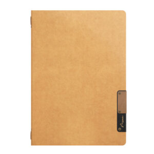 PortamenU' Nature - 1 inserto doppio - A5 - 24,9  x  17,5 cm - beige nature - Securit