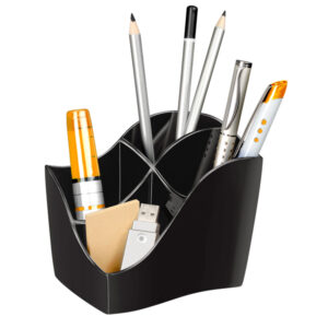 Portapenne Organizer Ellypse - 100 riciclabile - nero - 118x89 H98mm - CEP