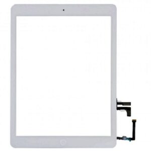 Touch+Telaio LCD+Pulsanti AAA per iPad Air 1 A1474 Bianco