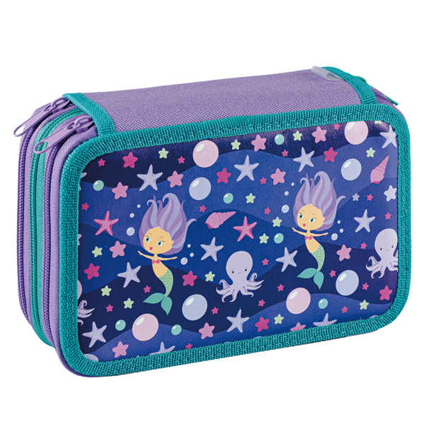 Astuccio 3 Zip Fantasy - 13 x 20 x7,5 cm - colori assortiti - Favorit - Image 7