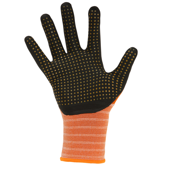 Guanti mechanical Safety Palmpro Xtraflex Prime 213 - taglia M - arancione/nero - Icoguanti - Image 3