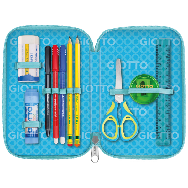 Astuccio 3 zip Candy collection - 19,5 x 7,5 x 12,9 cm - tessuto - fantasie assortite - Giotto - Image 6