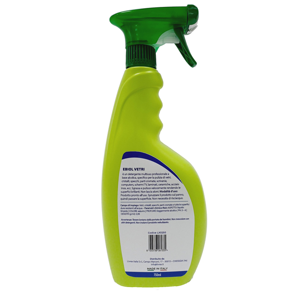 Detergente vetri e multiuso Ebiol - trigger 750 ml - Livrex - Image 2