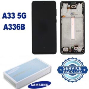 Lcd Originale Samsung A336B A33 5G Service pack Blu