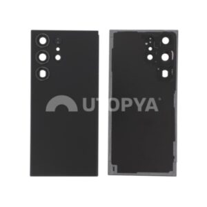 Cover posteriore nera Galaxy S23 Ultra (S918B) (Senza logo)