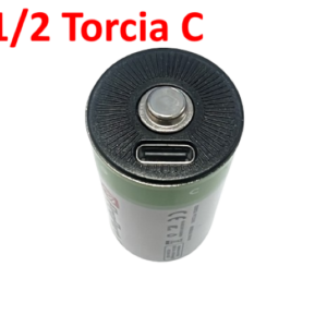Batterie C Ricaricabili USB‑C 1.5V 4200mAh – Confezione da 2