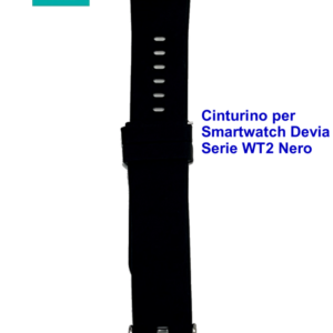 Cinturino per smartwatch Devia Serie WT2 Nero