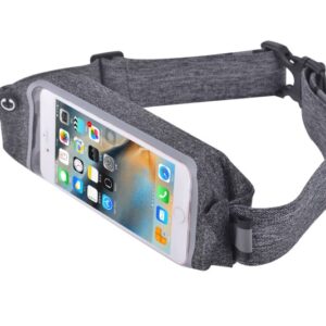 Marsupio Easygo in Lycra con Porta Smartphone Grigio