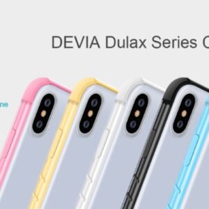 Cover Dulax alta protezione per iPhone Xs 5.8 Nera