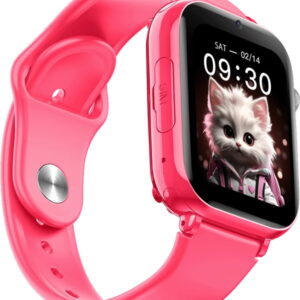 Smartwatch FW59 Kiddo 4G Nano Sim Rosa GPS S.o.s. e Videochiamate