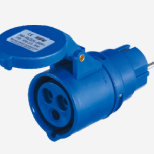 Adattatore Presa Indust. Spina Schuko 16A 2P+T 220-250V IP44
