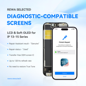 iPhone 12/12 Pro Screen Assembly SOFT-OLED FHD Originale Rigenerato Diagnostica