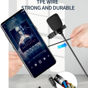 Microfono per Smartphone a filo con connettore Tipo-C
