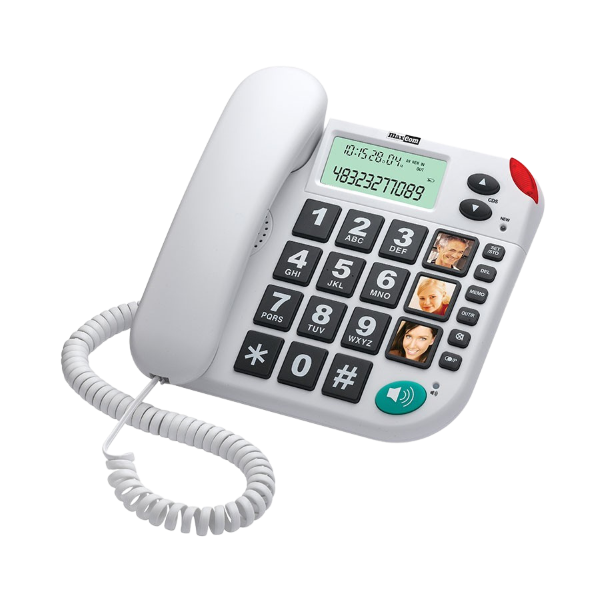 Telefono Fisso MAXCOM KXT480 Bianco