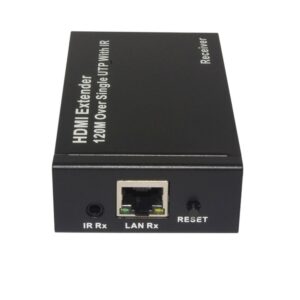 RX Extender HDMI over TCP/IP, abbinato a PET120R, 120MT