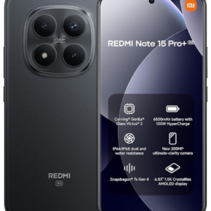 Xiaomi Redmi Note 15 Pro Plus 5G 8+256GB Nero - Brand