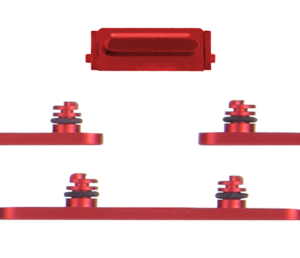 Set pulsanti laterali per iPhone 14/14Plus Rosso