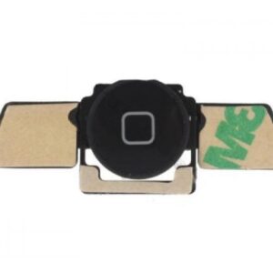 Pulsante Home assemblato per iPad 3 e 4 Nero