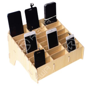 Scatola porta cellulare con 24 griglie