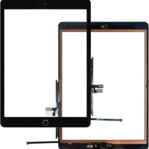 Touch Con pulsante per iPad 7 & 8 Generazione A2197 - A2200 - A2270 Nero