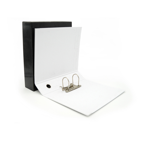 Registratore Kingbox - dorso 8 cm - protocollo 23x33 cm - bianco - Starline - Image 2