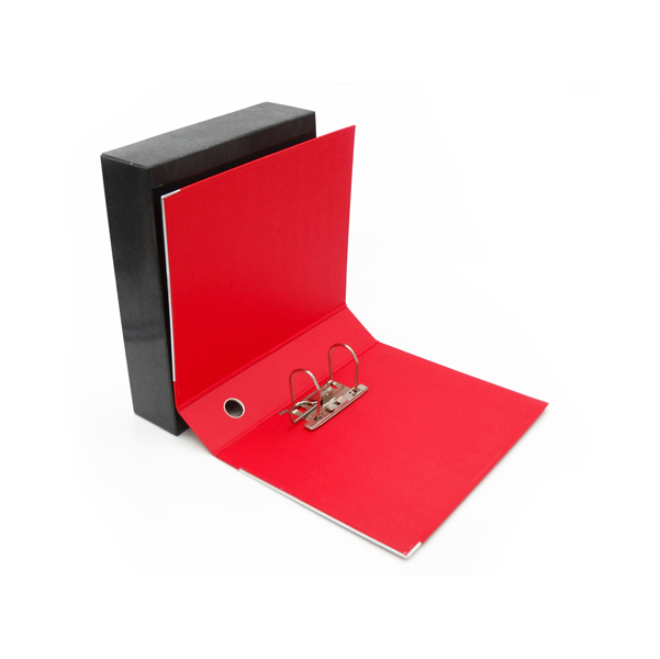 Registratore Kingbox - dorso 8 cm - protocollo 23x33 cm - rosso - Starline - Image 2