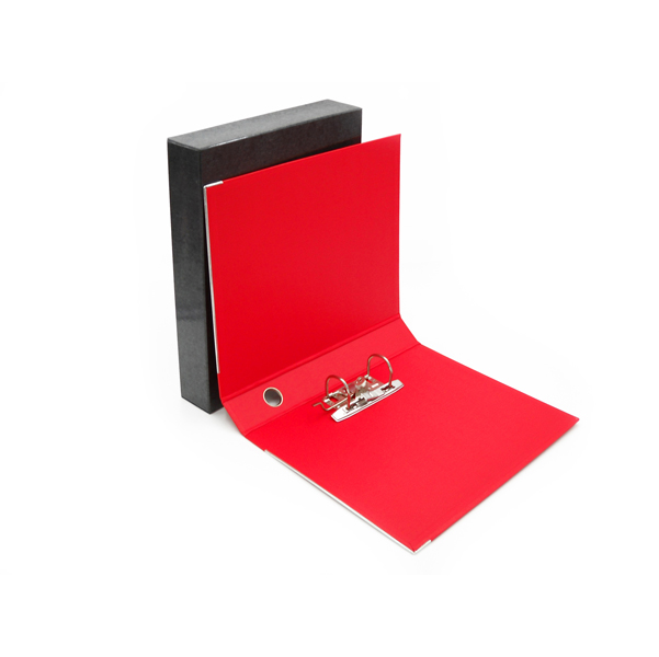 Registratore Kingbox - dorso 5 cm - protocollo 23x33 cm - rosso - Starline - Image 2