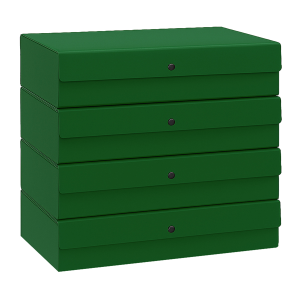 Scatola progetto - dorso 4 cm - verde - Starline