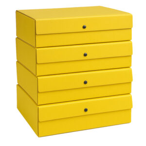 Scatola progetto - dorso 4 cm - giallo - Starline