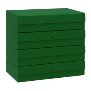 Scatola progetto - dorso 8 cm - verde - Starline