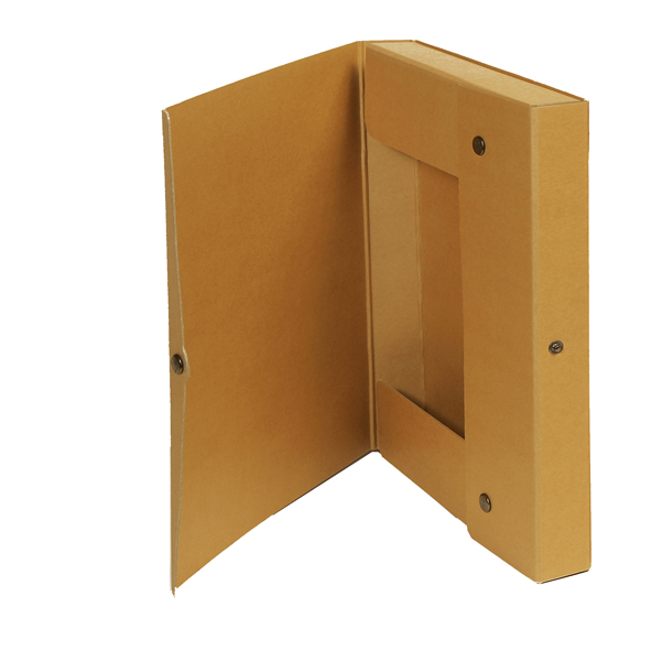 Scatola progetto - dorso 8 cm - 25x35 cm - cartone FSC - avana - Starline - Image 2