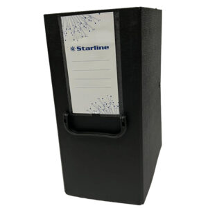 Scatola archivio con maniglia - dorso 16 cm - 25 x 35 cm - nero - Starline