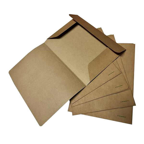 Cartellina 3 lembi - 225 gr - 24,5 x 34 cm - cartoncino kraft - avana - ECO Starline - conf. 25 pezzi