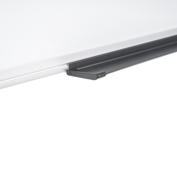 Lavagna magnetica - 100 x 200 cm - superficie in acciao laccato - cornice in alluminio - bianco - Starline - Image 6