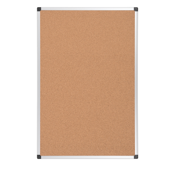 Lavagna - 90 x120 cm - superficie in sughero - cornice in alluminio - Starline - Image 2