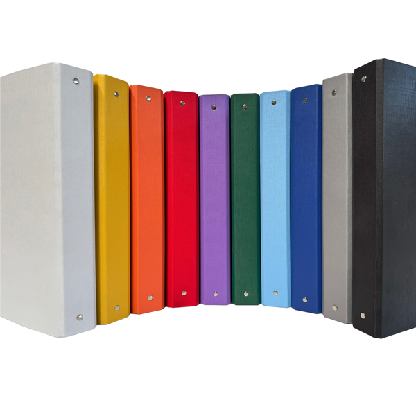Raccoglitore King - 4 anelli tondi 30 mm - dorso 4 cm - 22x30 cm - rivestimento in PPL - arancio - Starline - Image 2