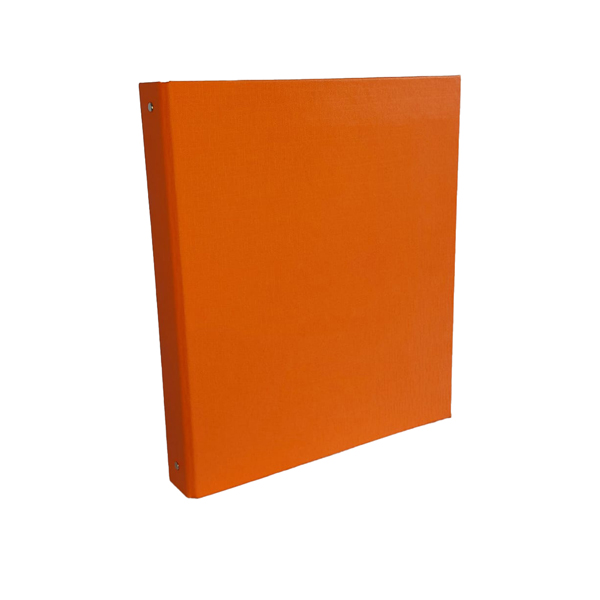 Raccoglitore King - 4 anelli tondi 30 mm - dorso 4 cm - 22x30 cm - rivestimento in PPL - arancio - Starline - Image 4