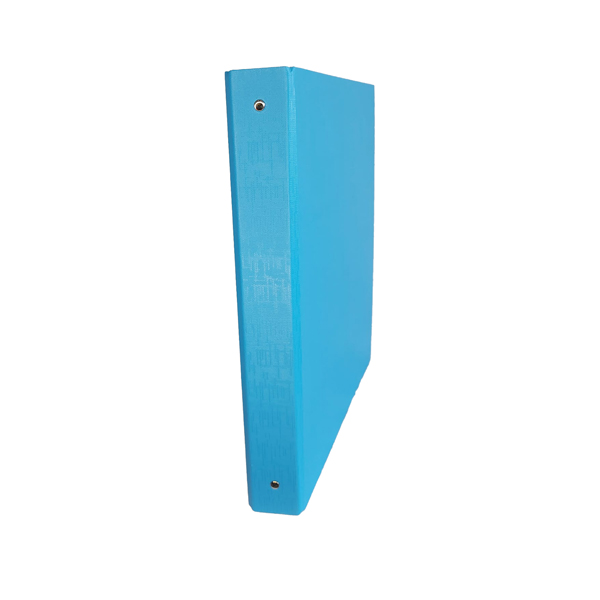 Raccoglitore King - 4 anelli tondi 30 mm - dorso 4 cm - 22x30 cm - rivestimento in PPL - azzurro - Starline - Image 3