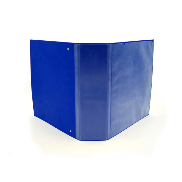 Raccoglitore personalizzabile KingShow - 4 anelli a D 65 mm - dorso 8 cm - 22x30 cm - blu -Starline - Image 2