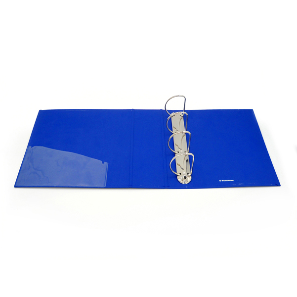Raccoglitore personalizzabile KingShow - 4 anelli a D 65 mm - dorso 8 cm - 22x30 cm - blu -Starline - Image 3