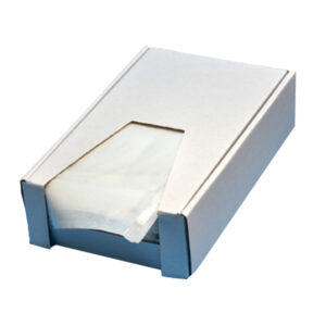 Busta adesiva portadocumenti - senza stampa - DL (22,8 x 12 cm) - carta - trasparente - Eco Starline - conf. 250 pezzi