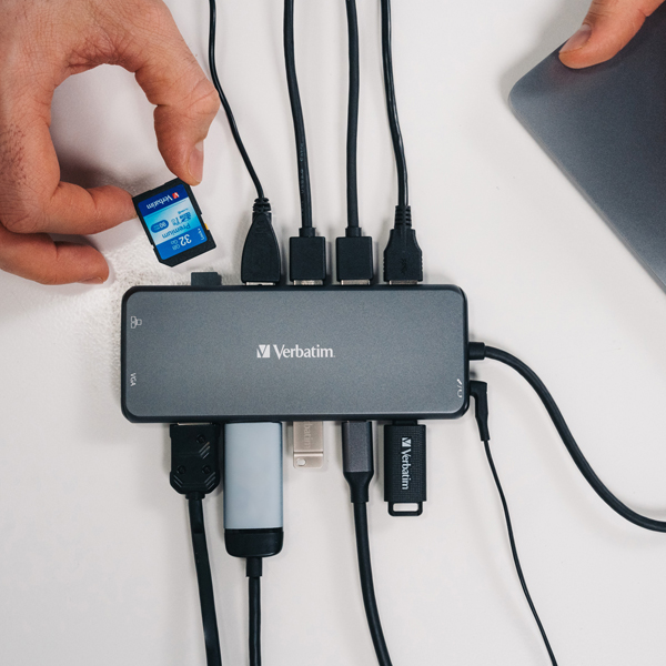 Verbatim - USB-C Pro Multiport Hub 14 Port - 32154 - Image 3
