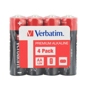 Verbatim - Scatola 4 Pile alkaline stilo AA - 49501